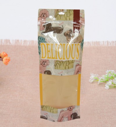 Pet food packaging bag